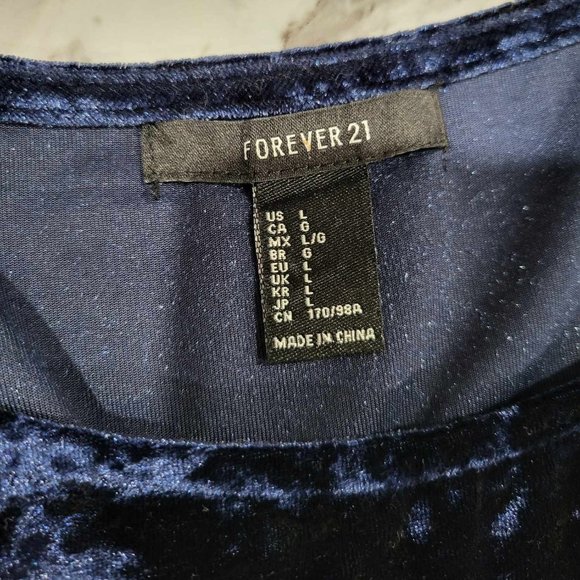 Forever 21 Blue Babydoll dress - Picture 4 of 5